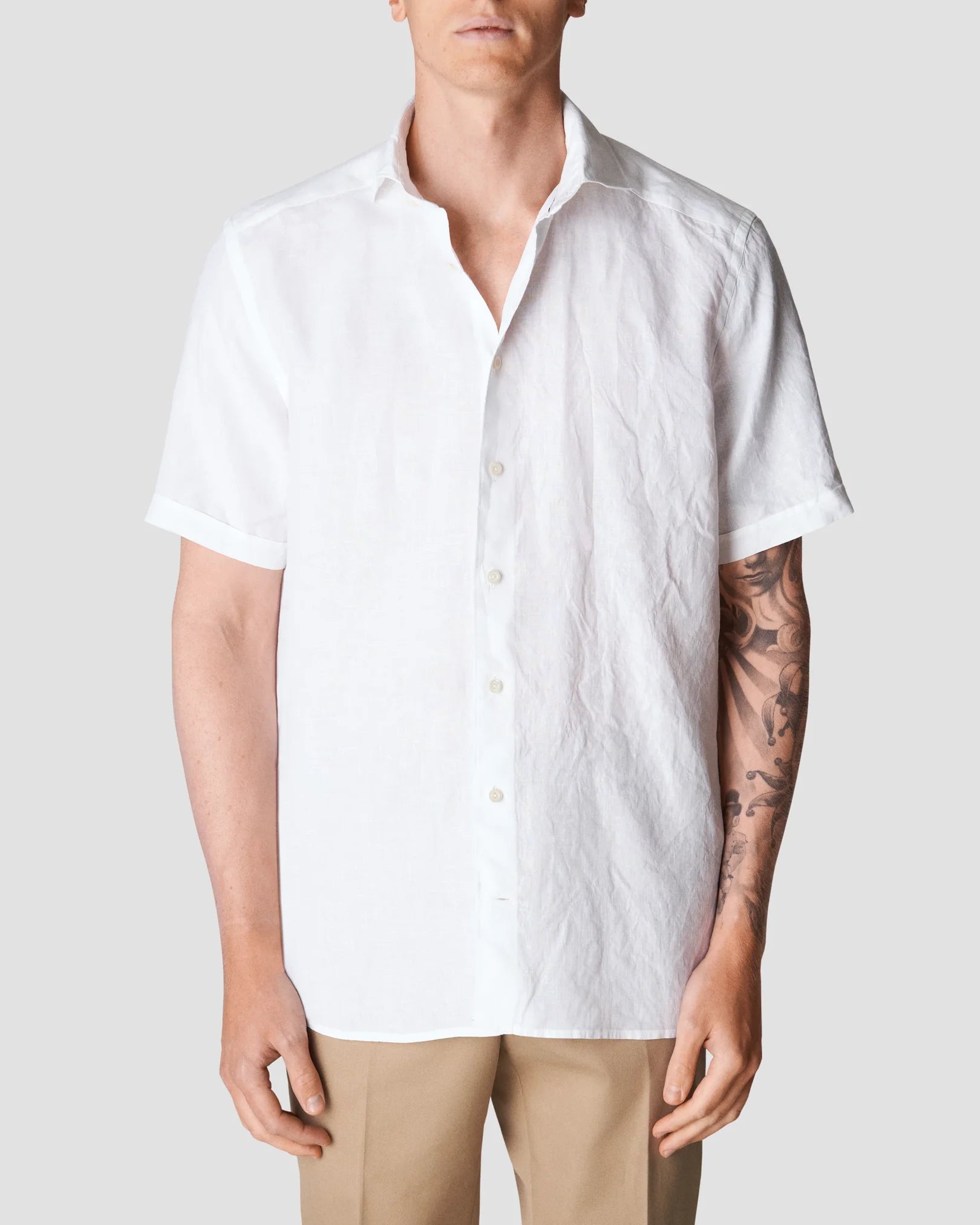 Eton Slim fit Kortærmet skjorte